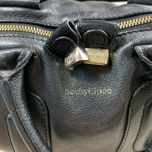 SEE BY CHLOE ‘KAY' BLACK LEATHER SHOULDER BAG - Picture 13 of 16